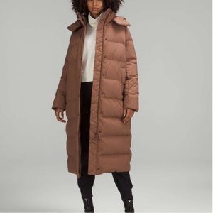 lululemon wunder puff long jacket NWT